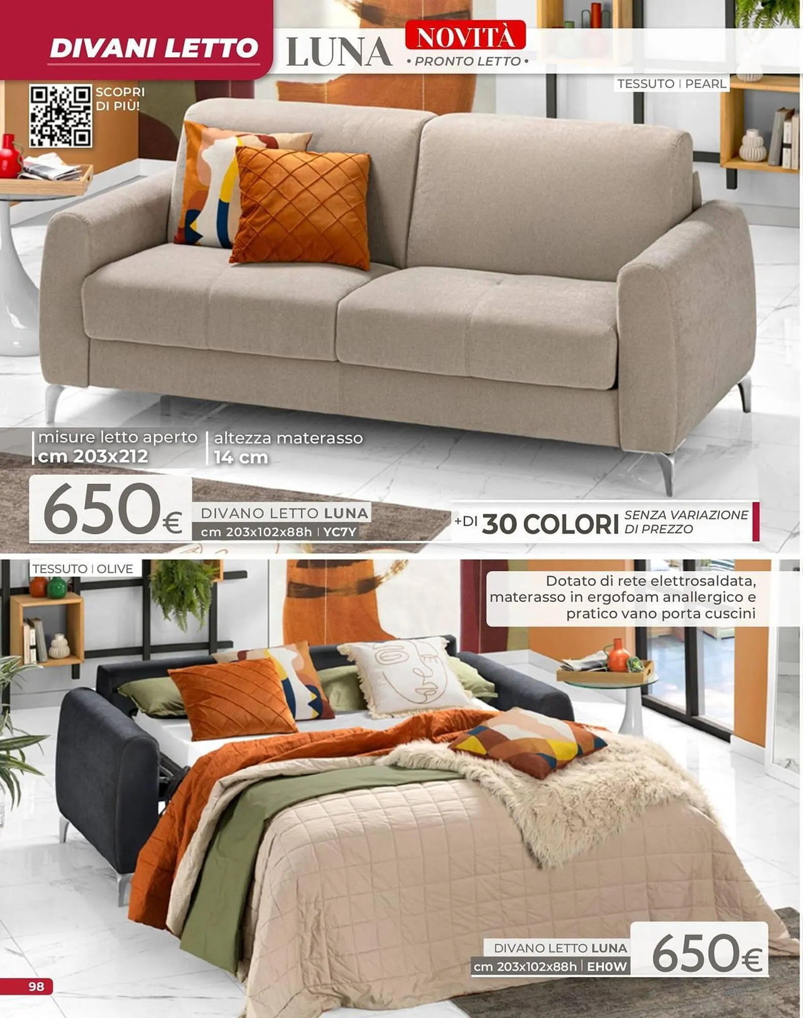 volantino Mondo Convenienza da 1 settembre a 31 dicembre di 2025 - Pagina del volantino 100