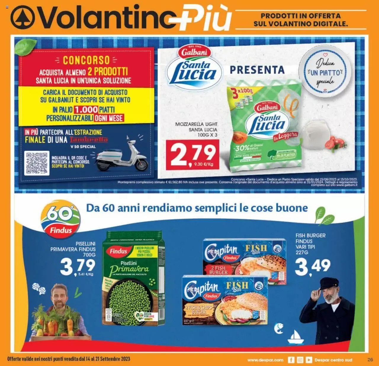 Volantino Eurospar da 14 settembre a 21 settembre di 2023 - Pagina del volantino 26