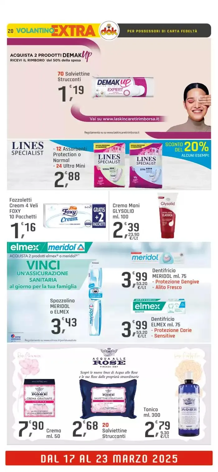 Con 20€ di spesa sconto unico da 13 marzo a 23 marzo di 2025 - Pagina del volantino 20