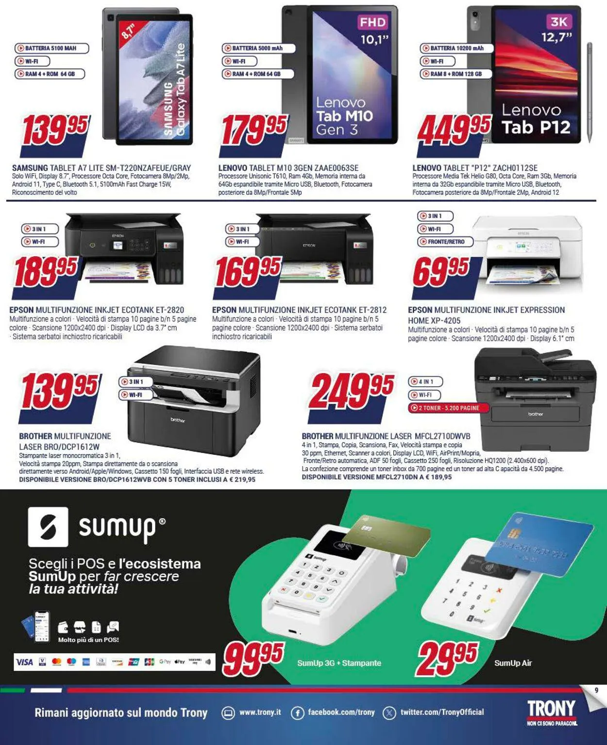 Trony - Palermo Volantino attuale da 27 dicembre a 17 gennaio di 2024 - Pagina del volantino 9