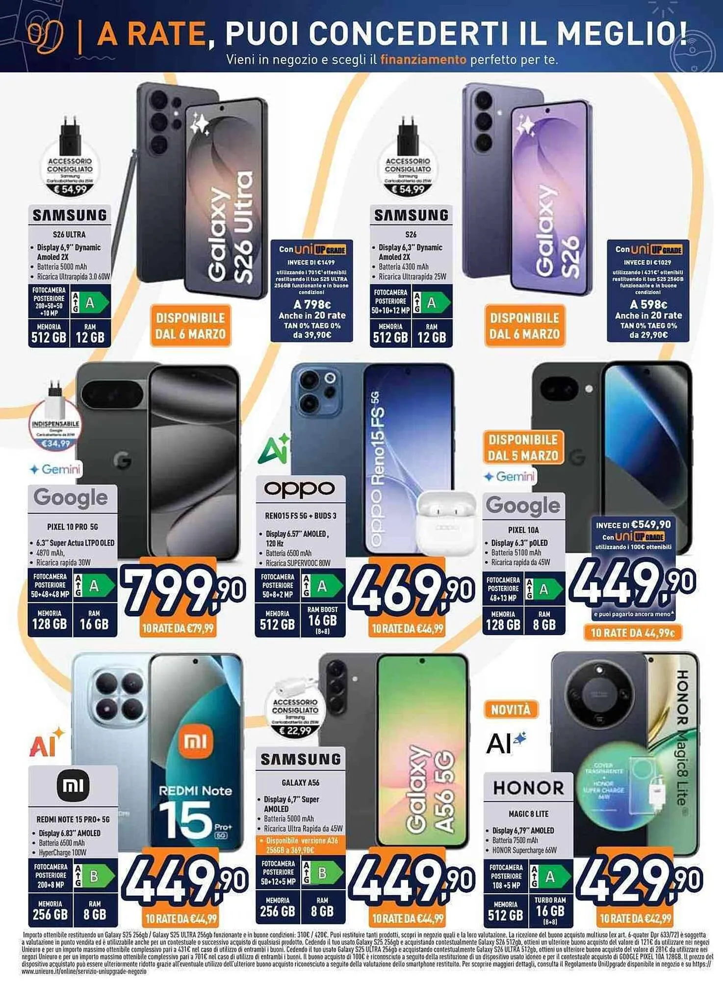 Volantino Unieuro da 27 febbraio a 19 marzo di 2026 - Pagina del volantino 28