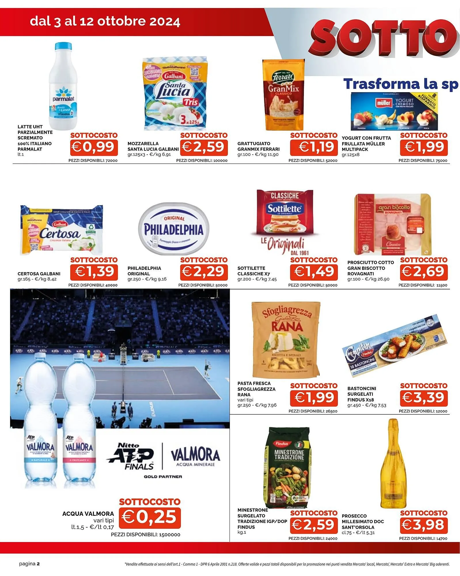 Volantino Mercatò Extra da 3 ottobre a 13 ottobre di 2024 - Pagina del volantino 2