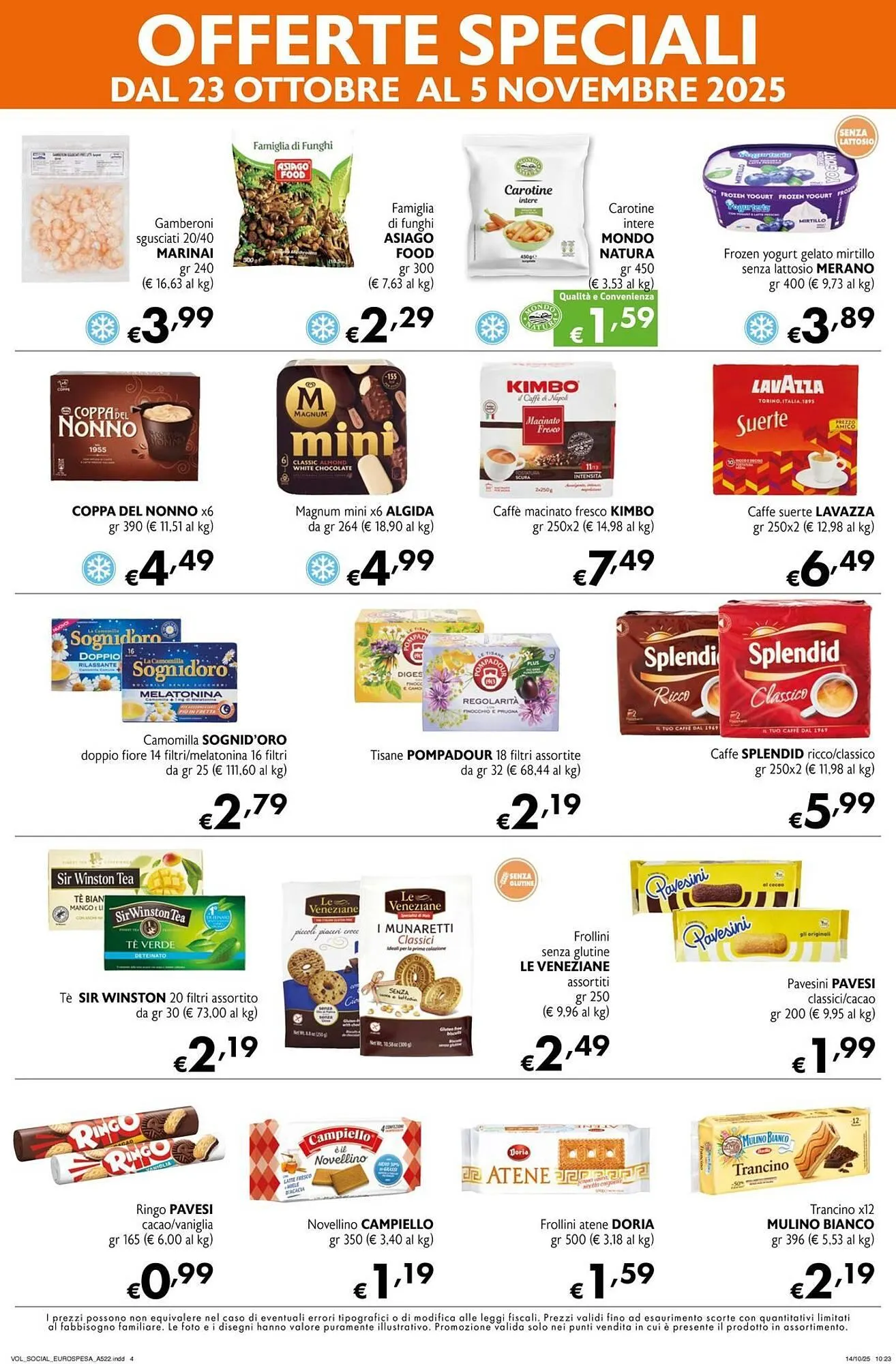 Volantino Eurospesa da 23 ottobre a 5 novembre di 2025 - Pagina del volantino 4