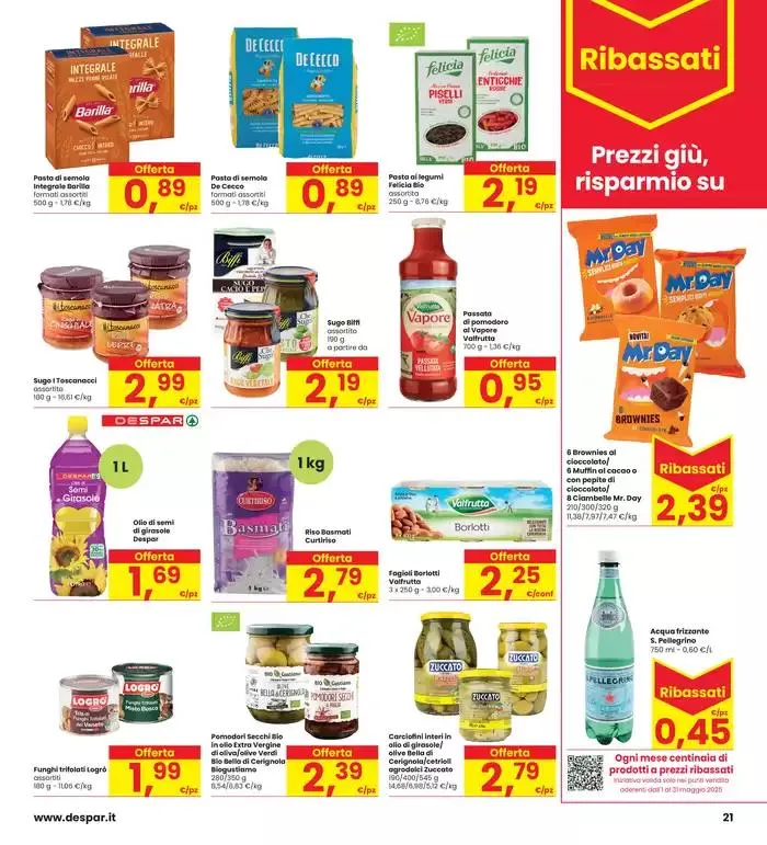 Sconti fino al 50%  da 22 aprile a 7 maggio di 2025 - Pagina del volantino 21