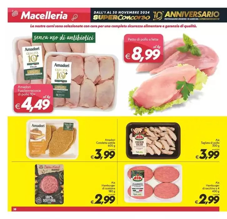 Anniversario festeggiamo insieme da 26 novembre a 5 dicembre di 2024 - Pagina del volantino 16