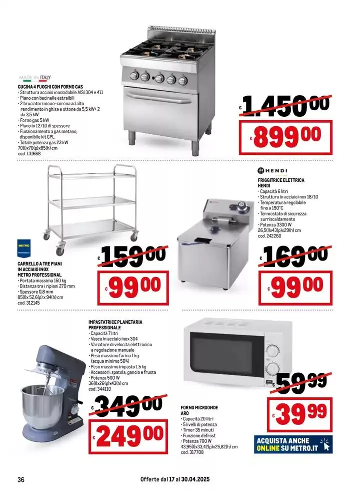 Offerte per Te -Area 5 da 22 aprile a 30 aprile di 2025 - Pagina del volantino 36