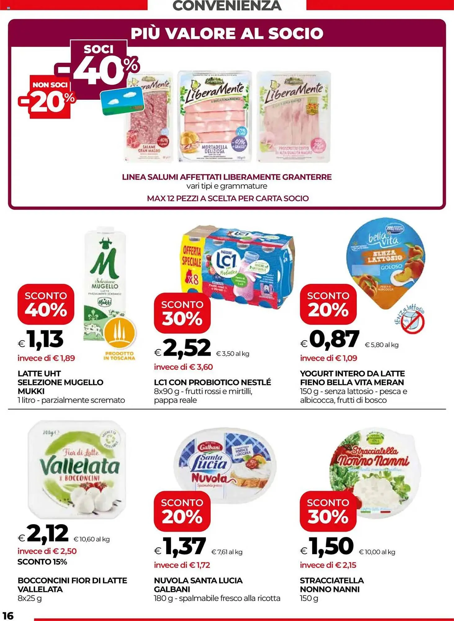 Volantino Unicoop da 17 luglio a 30 luglio di 2025 - Pagina del volantino 16