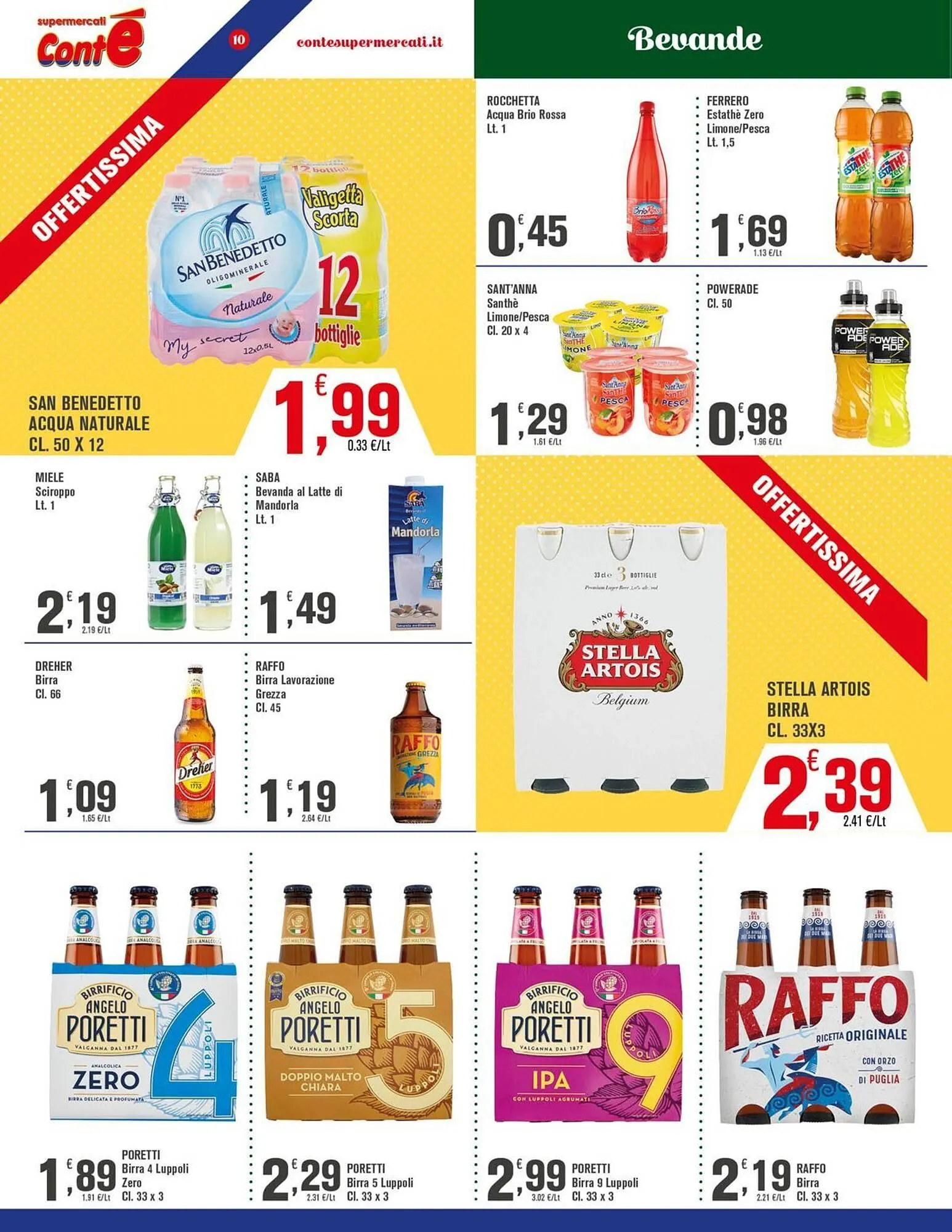 Volantino Conté Supermercati da 19 maggio a 28 maggio di 2025 - Pagina del volantino 10