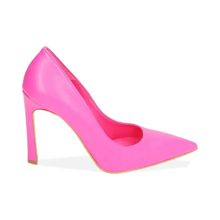 Décolleté fucsia, tacco 11 cm