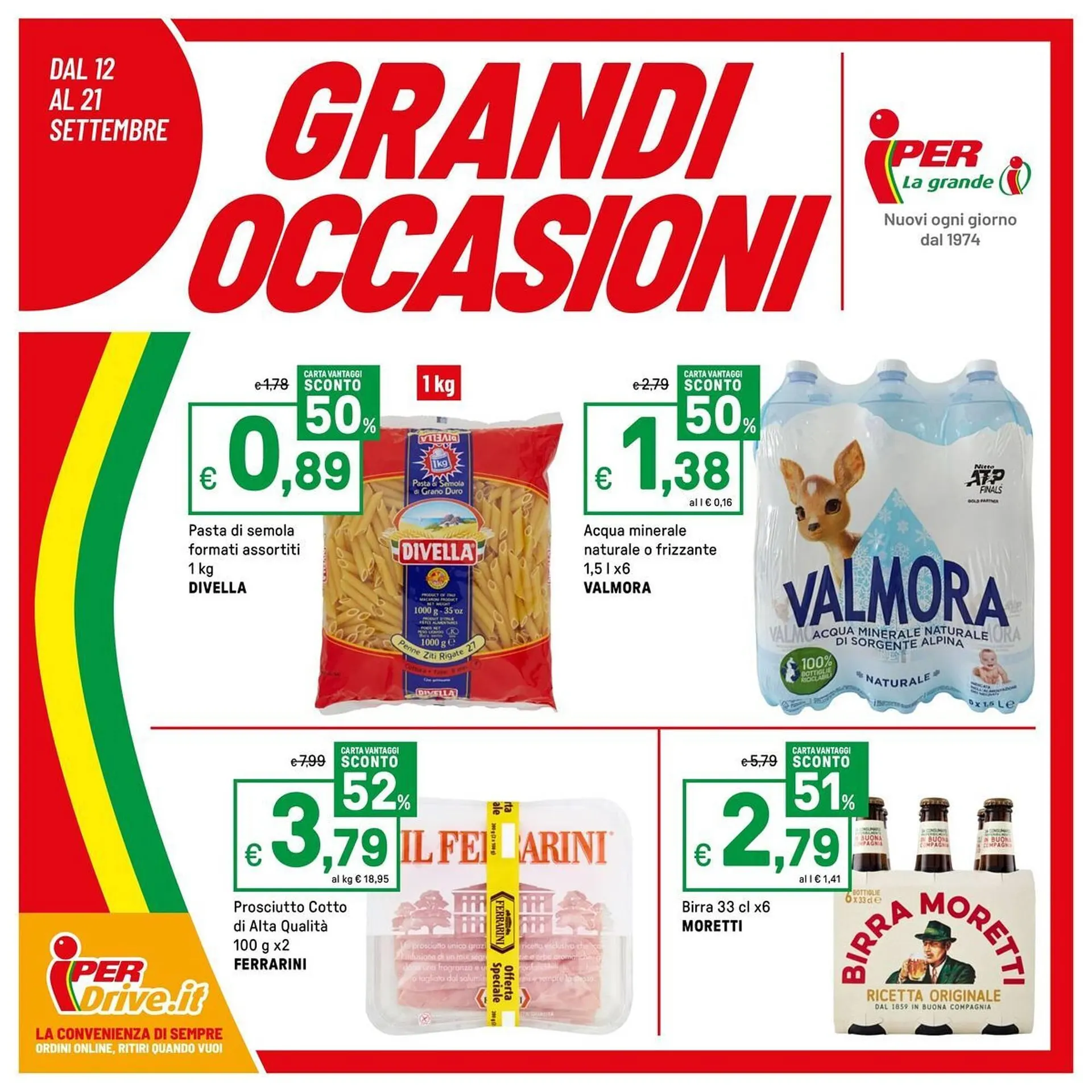 Volantino Iper La Grande da 12 settembre a 21 settembre di 2025 - Pagina del volantino 1