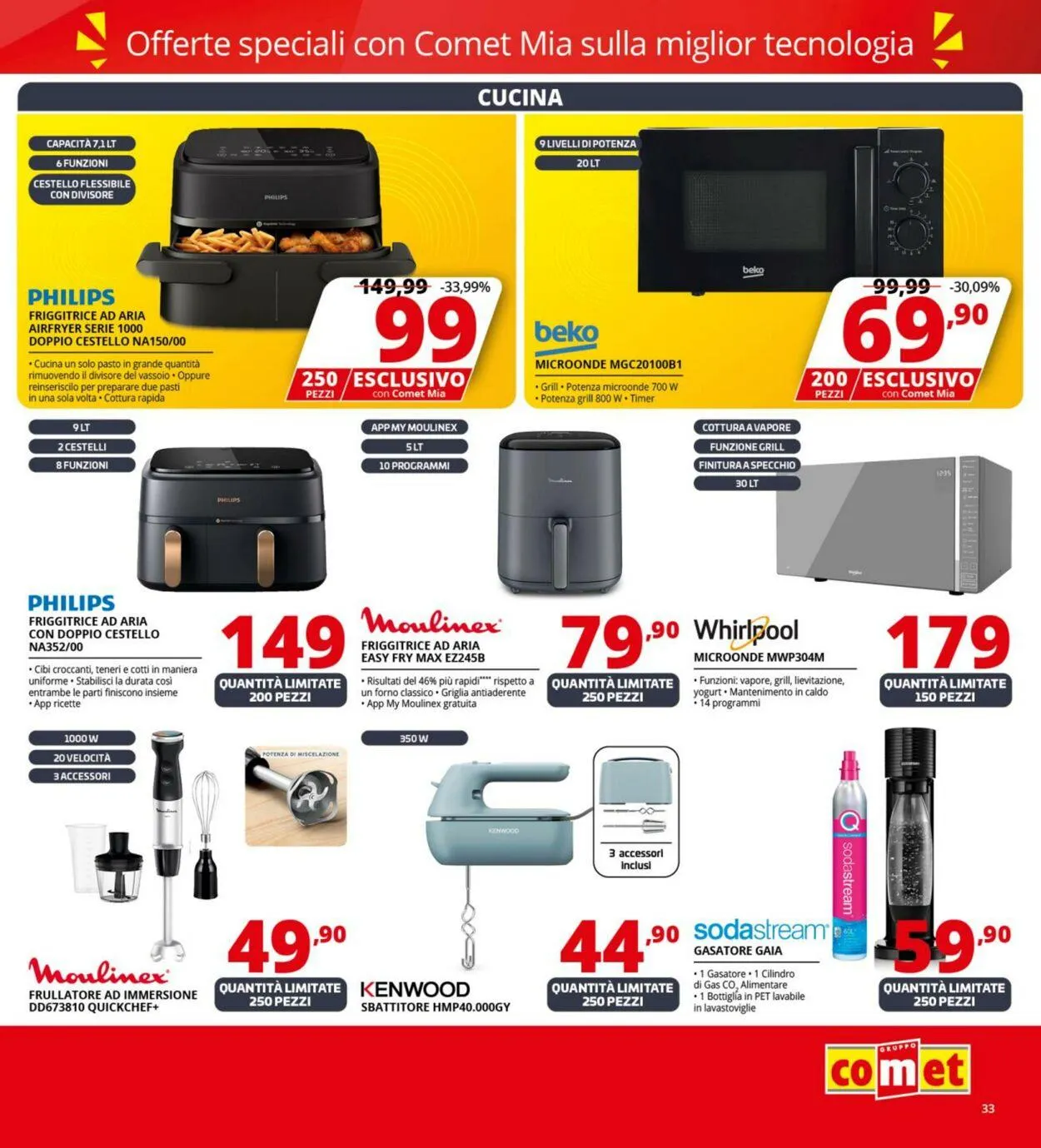 Comet Volantino attuale da 9 ottobre a 22 ottobre di 2025 - Pagina del volantino 33