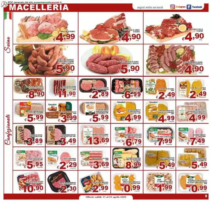 Buona Pasqua da 11 aprile a 21 aprile di 2025 - Pagina del volantino 9