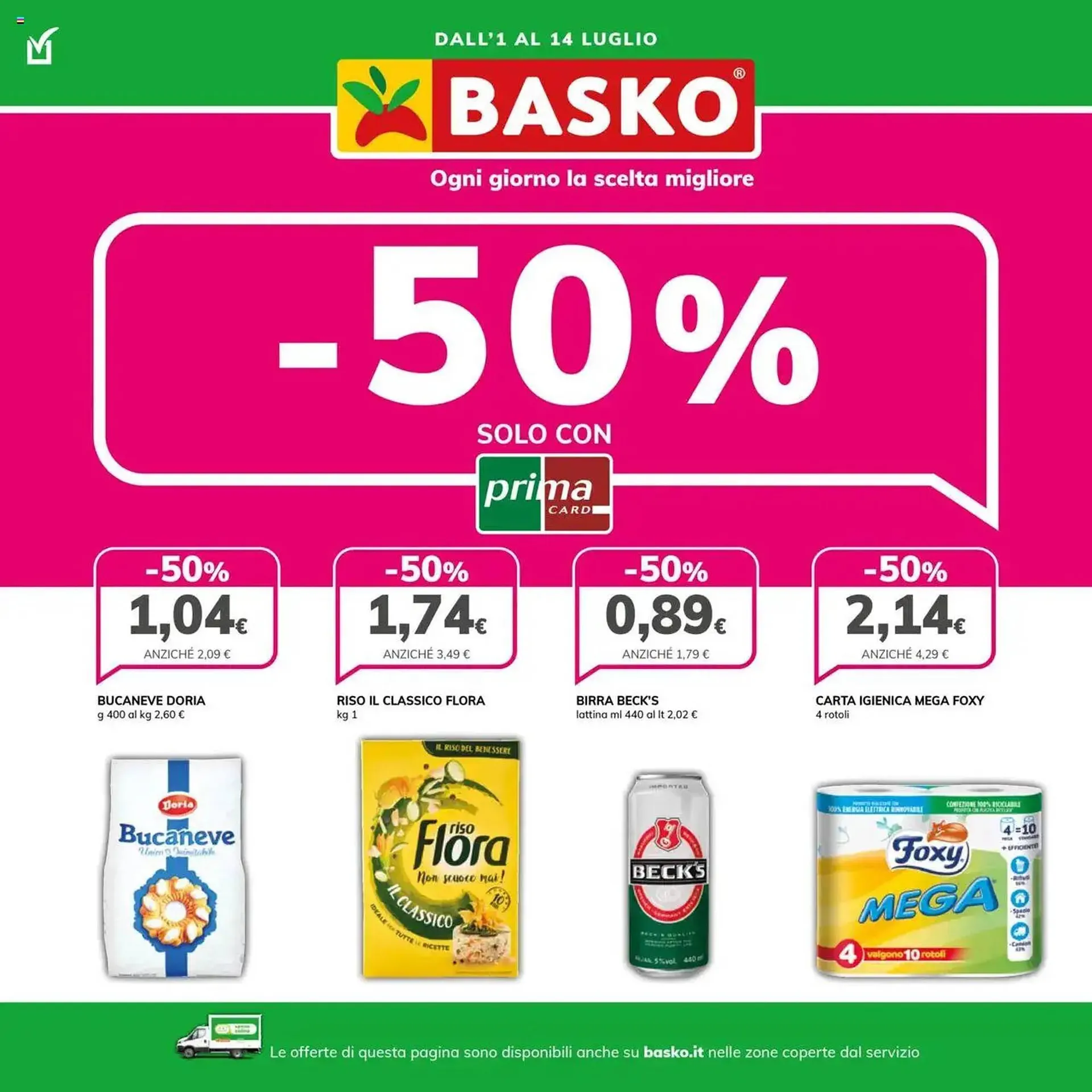 Volantino Basko da 1 luglio a 14 luglio di 2025 - Pagina del volantino 1