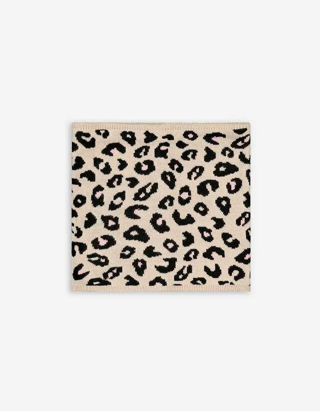 Sciarpa ad anello - Motivo leopardato
