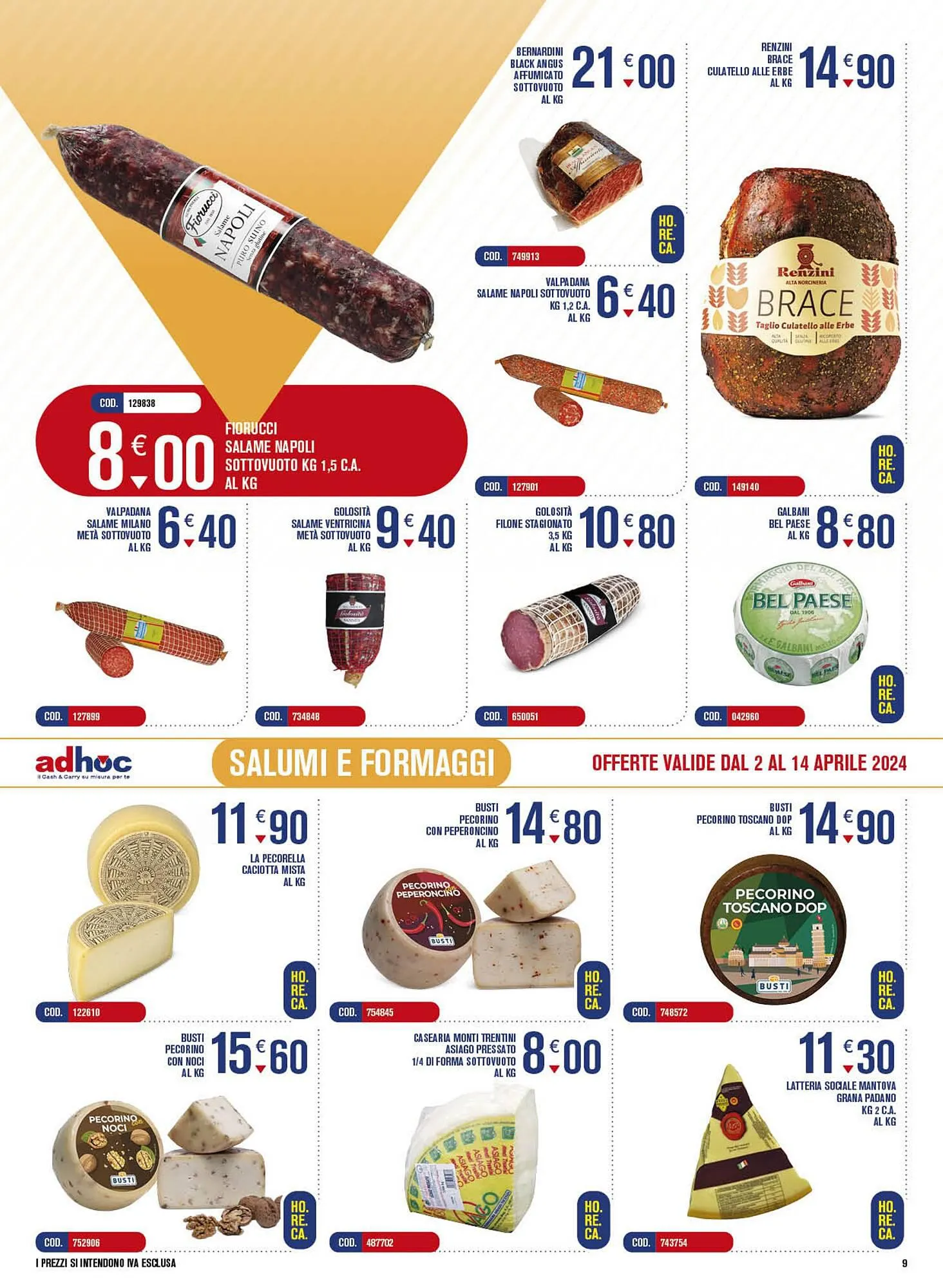 Volantino Adhoc da 2 aprile a 14 aprile di 2024 - Pagina del volantino 9