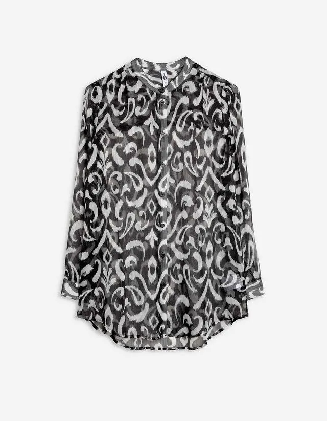 Camicia blusata - In chiffon