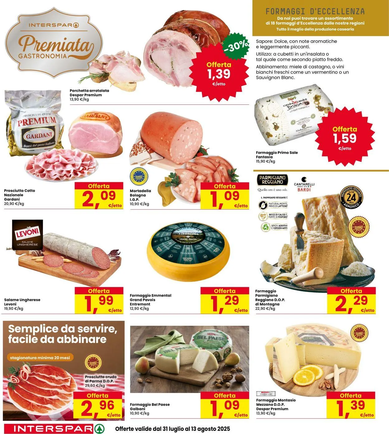 Interspar Volantino attuale da 31 luglio a 9 agosto di 2025 - Pagina del volantino 14