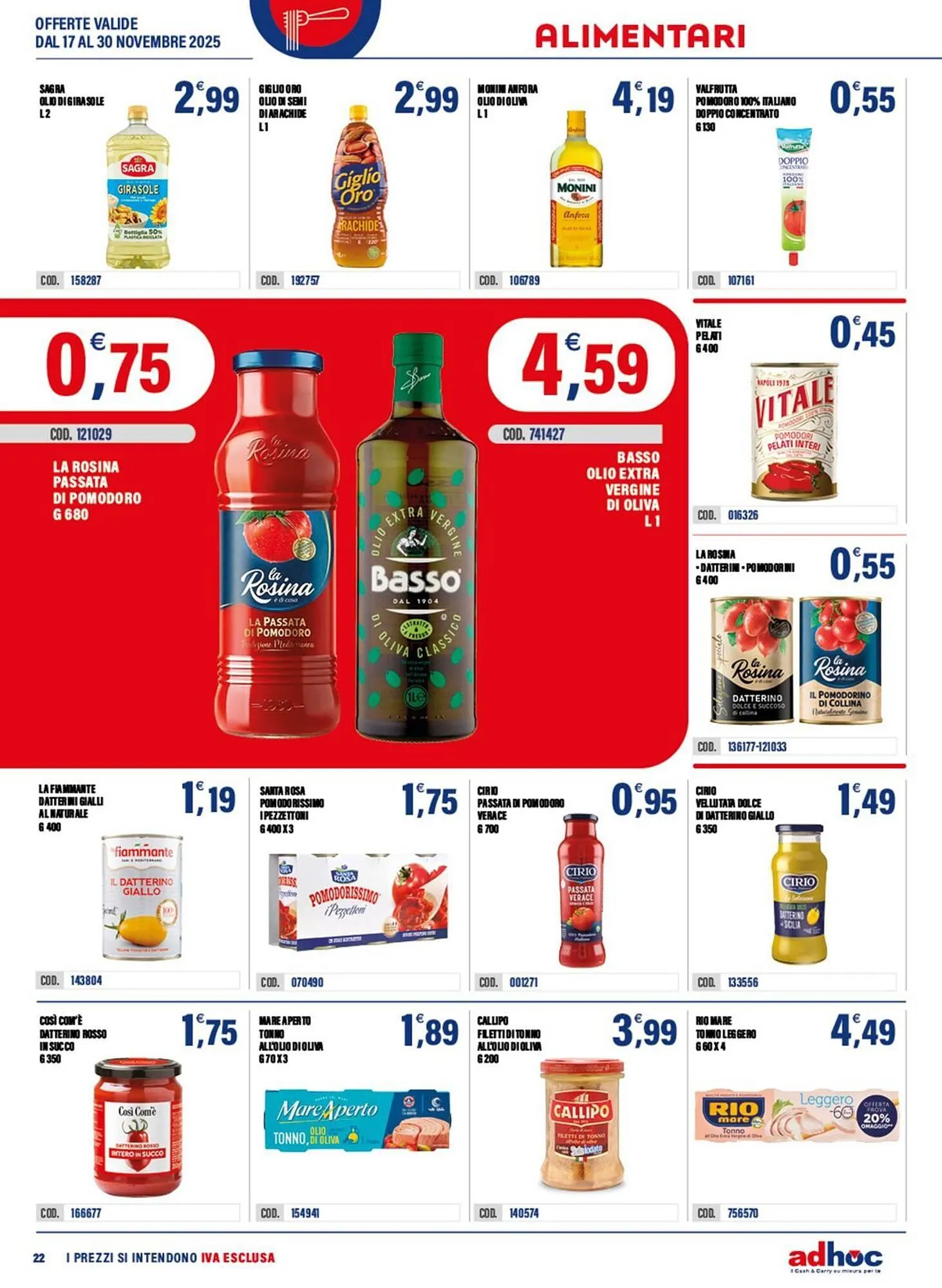 Volantino Adhoc da 17 novembre a 30 novembre di 2025 - Pagina del volantino 22