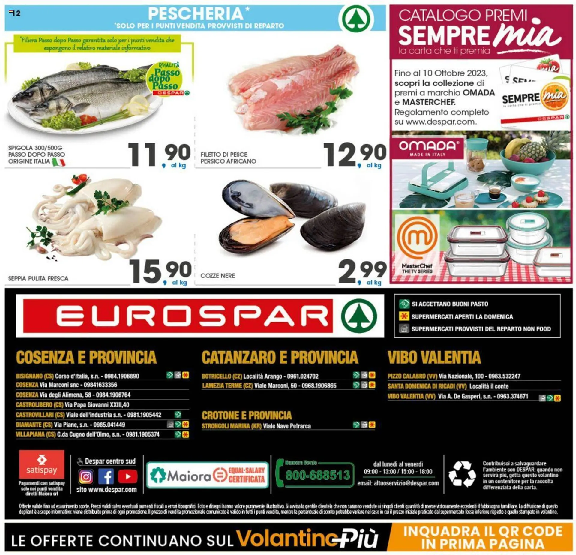 Volantino Eurospar da 4 settembre a 9 settembre di 2023 - Pagina del volantino 12