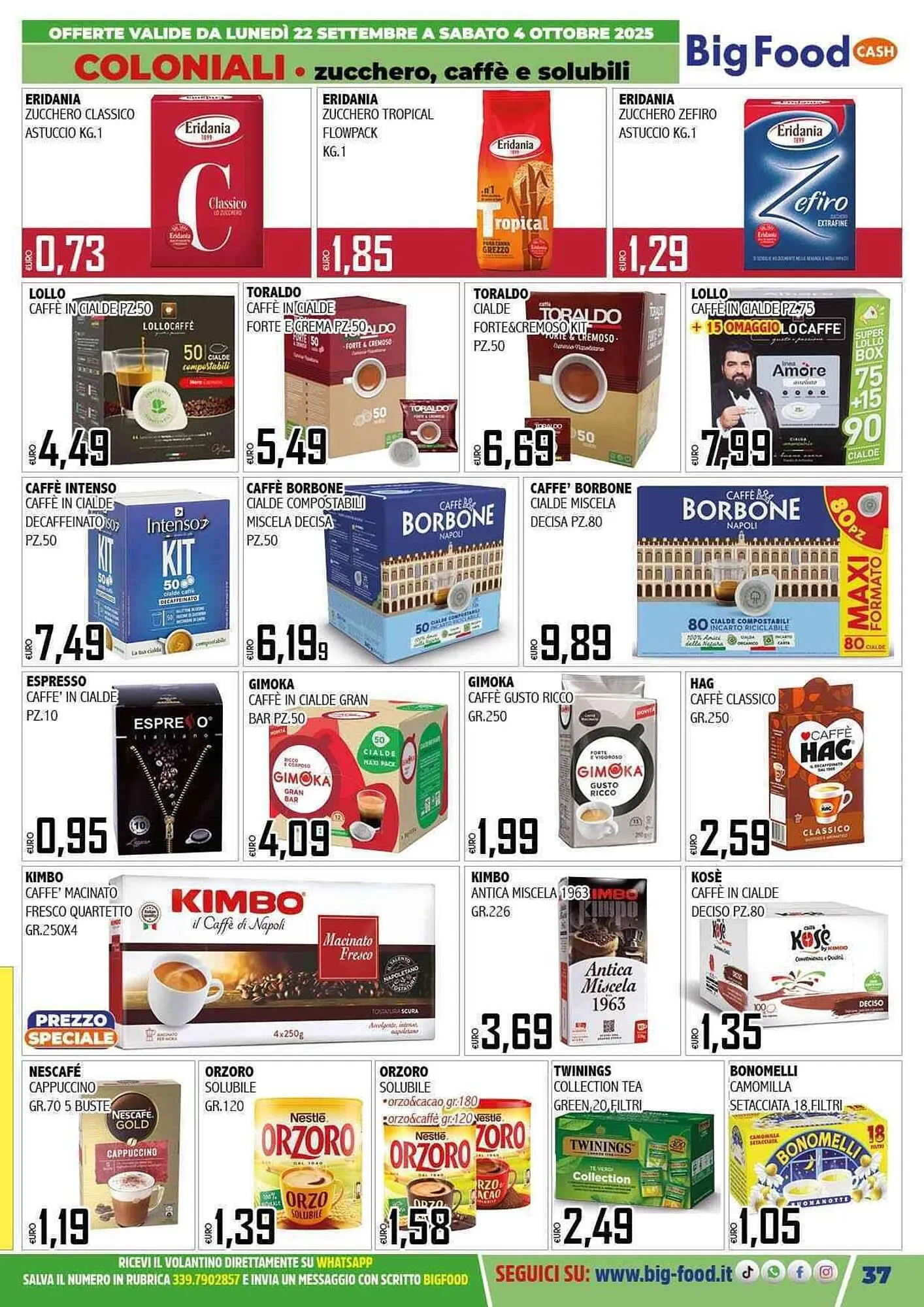 Volantino Big Food da 22 settembre a 4 ottobre di 2025 - Pagina del volantino 37