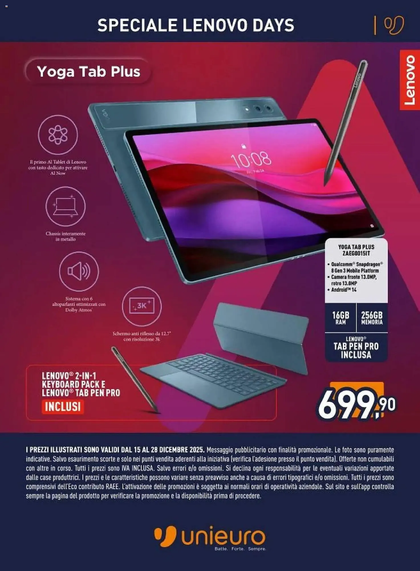 Volantino Unieuro da 15 dicembre a 28 dicembre di 2025 - Pagina del volantino 11