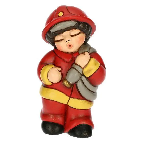Pompiere in ceramica