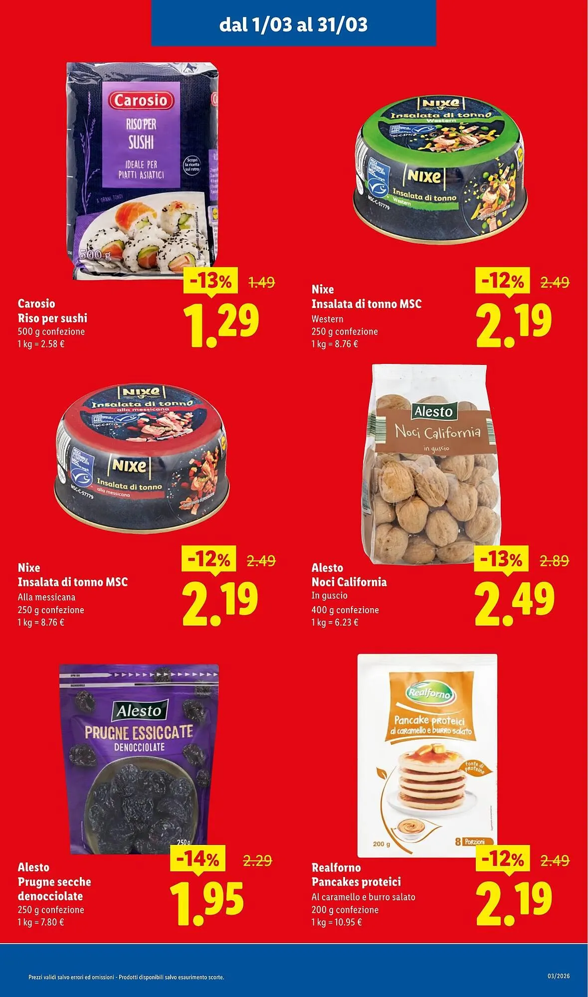 Volantino Lidl da 1 marzo a 31 marzo di 2026 - Pagina del volantino 9
