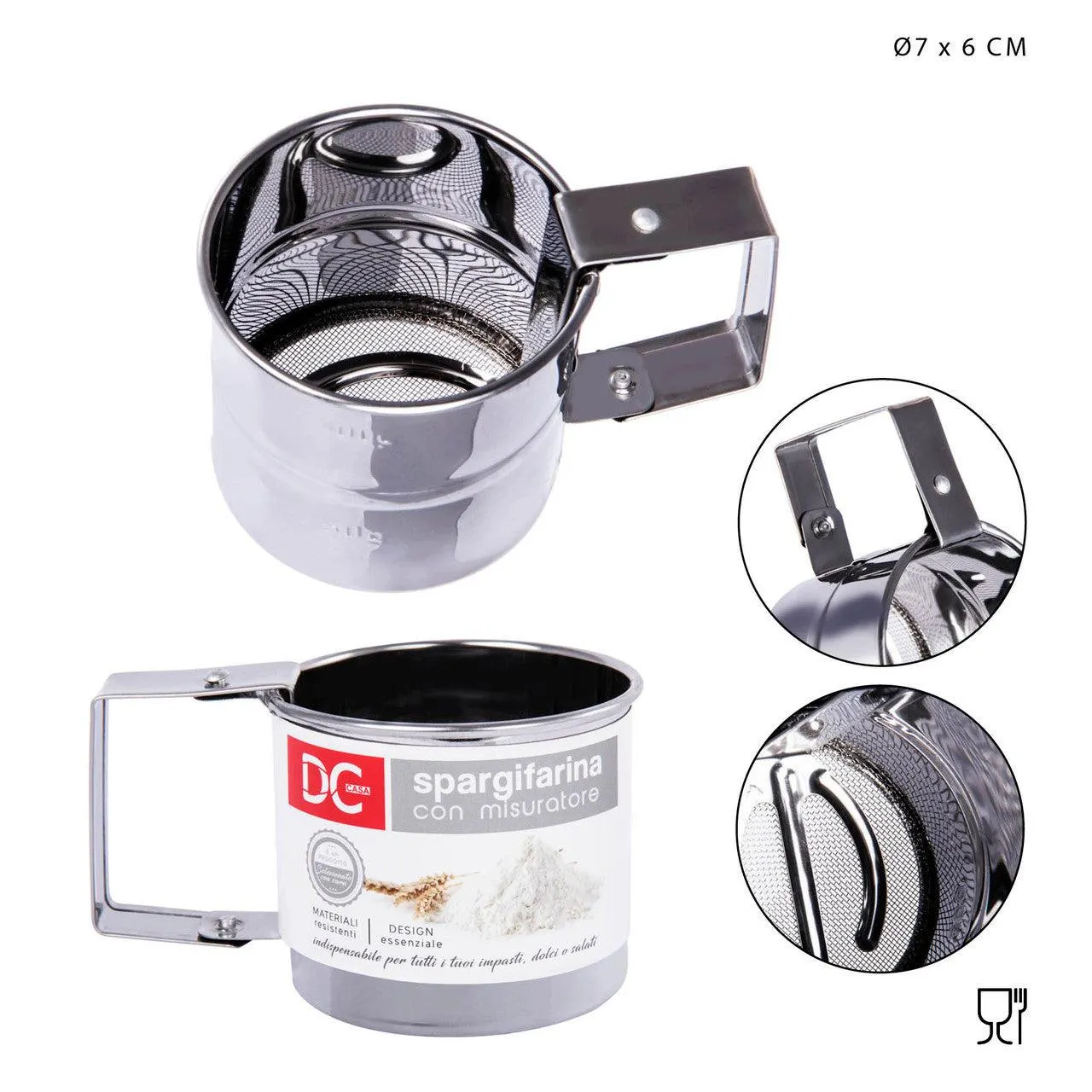 Dc - Mini Flour Spreader D7Xh6Cm