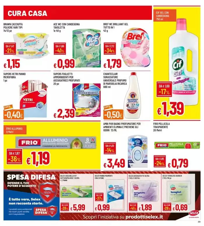 GRANDI MARCHE A PICCOLI PREZZI da 28 ottobre a 10 novembre di 2024 - Pagina del volantino 23