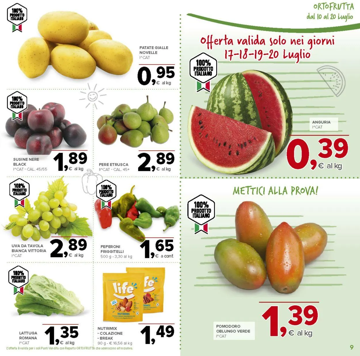 Todis Volantino attuale da 3 settembre a 17 settembre di 2025 - Pagina del volantino 9