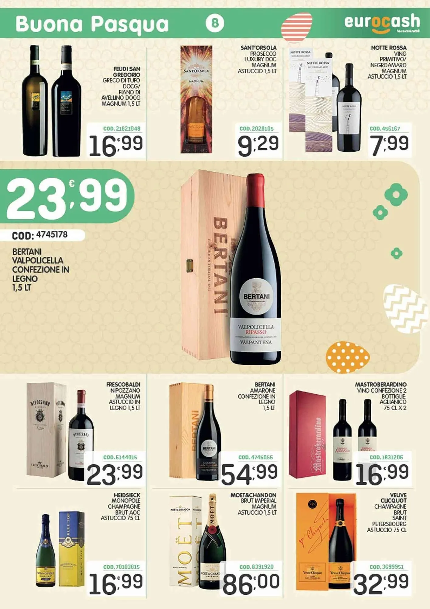 Volantino Eurocash da 16 marzo a 5 aprile di 2026 - Pagina del volantino 8