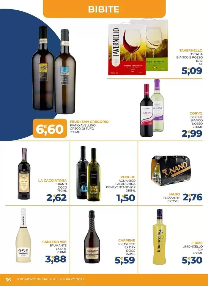 Promozione dal 6 al 19 marzo da 6 marzo a 19 marzo di 2025 - Pagina del volantino 36