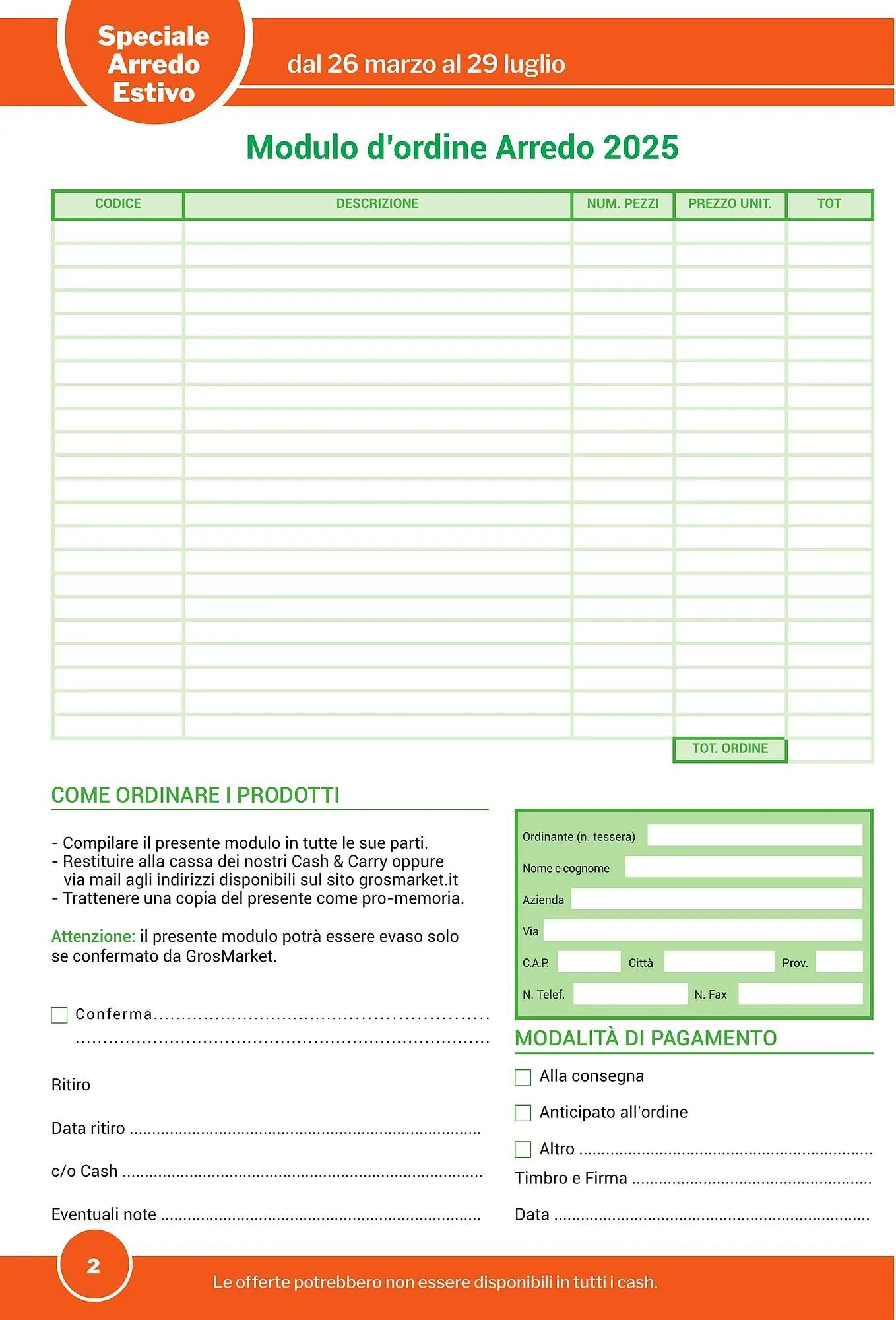 Volantino GrosMarket da 26 marzo a 29 luglio di 2025 - Pagina del volantino 2