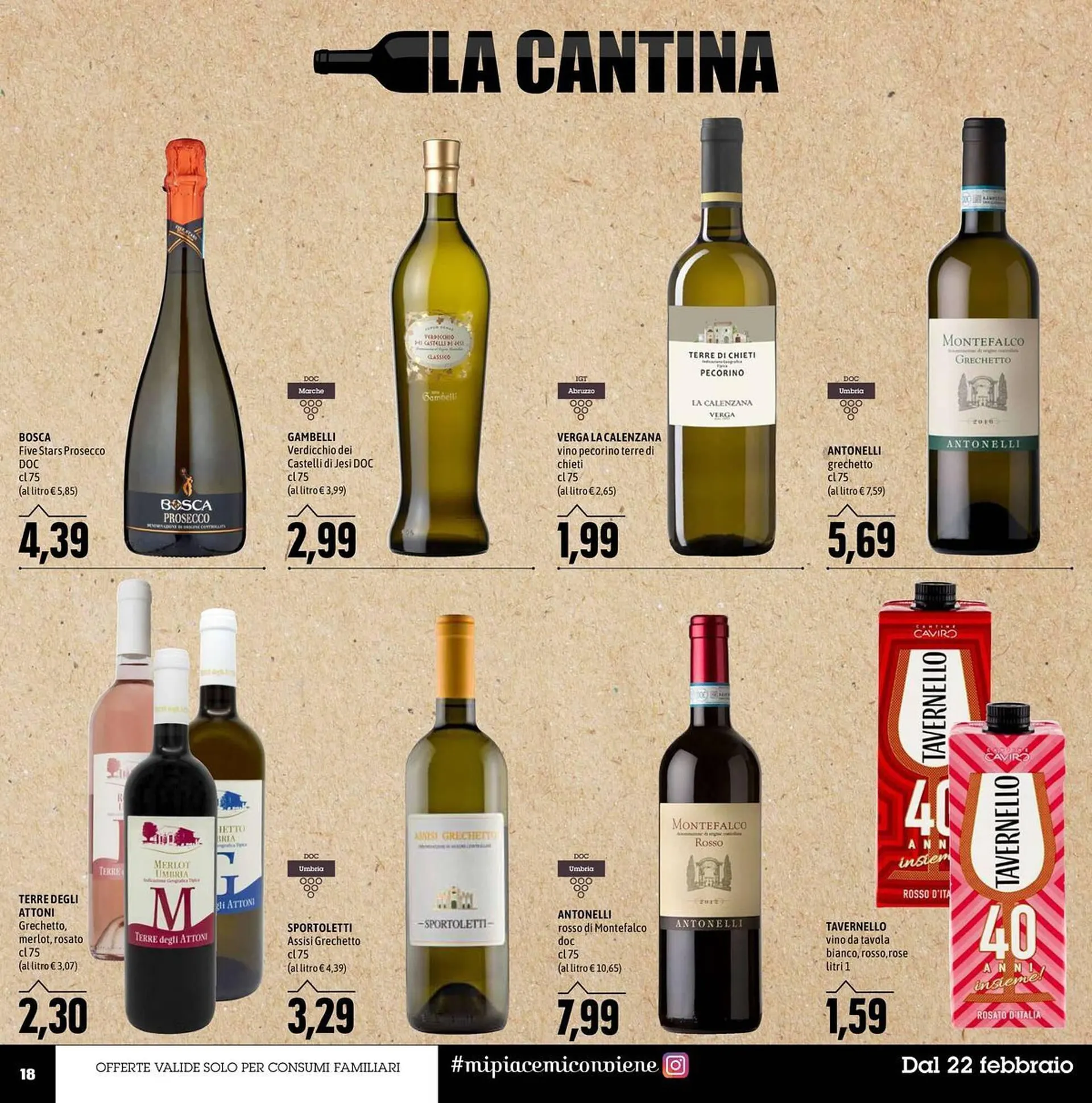 Volantino Emi Supermercati da 22 febbraio a 6 marzo di 2024 - Pagina del volantino 18
