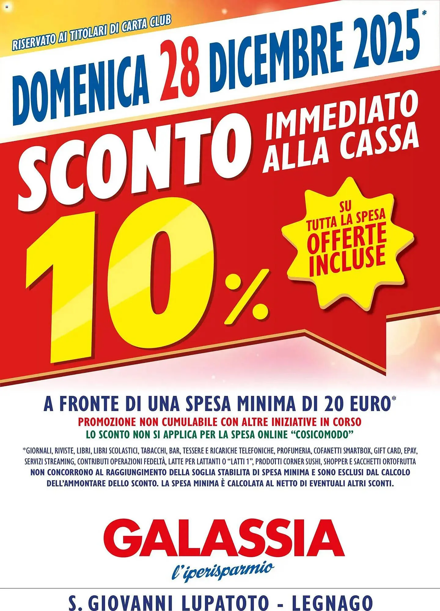 Volantino Galassia da 28 dicembre a 28 dicembre di 2025 - Pagina del volantino 2