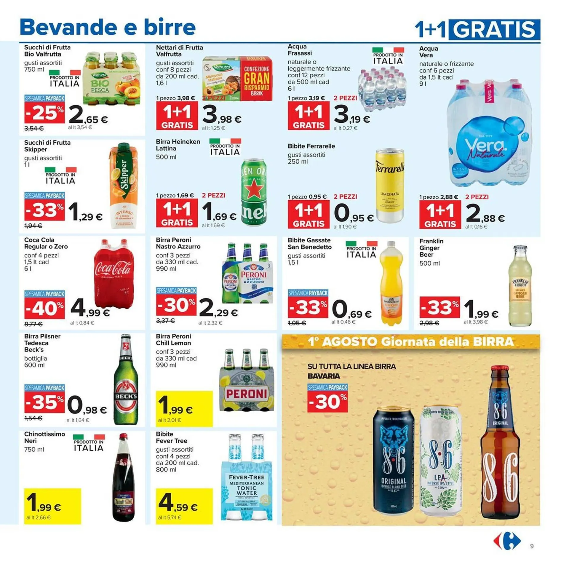 Volantino Carrefour Iper da 24 luglio a 6 agosto di 2025 - Pagina del volantino 9