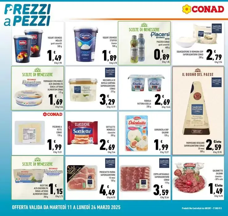 Prezzi a pezzi da 11 marzo a 24 marzo di 2025 - Pagina del volantino 12