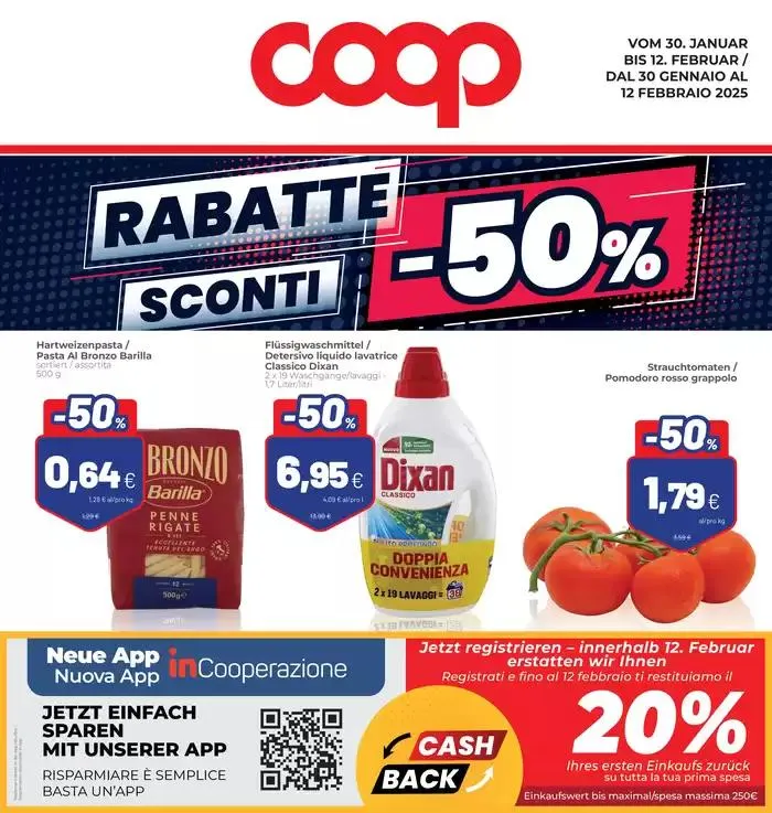 Rabatte -50% da 31 gennaio a 12 febbraio di 2025 - Pagina del volantino 1