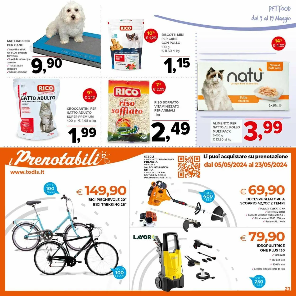Todis Volantino attuale da 15 maggio a 29 maggio di 2024 - Pagina del volantino 23