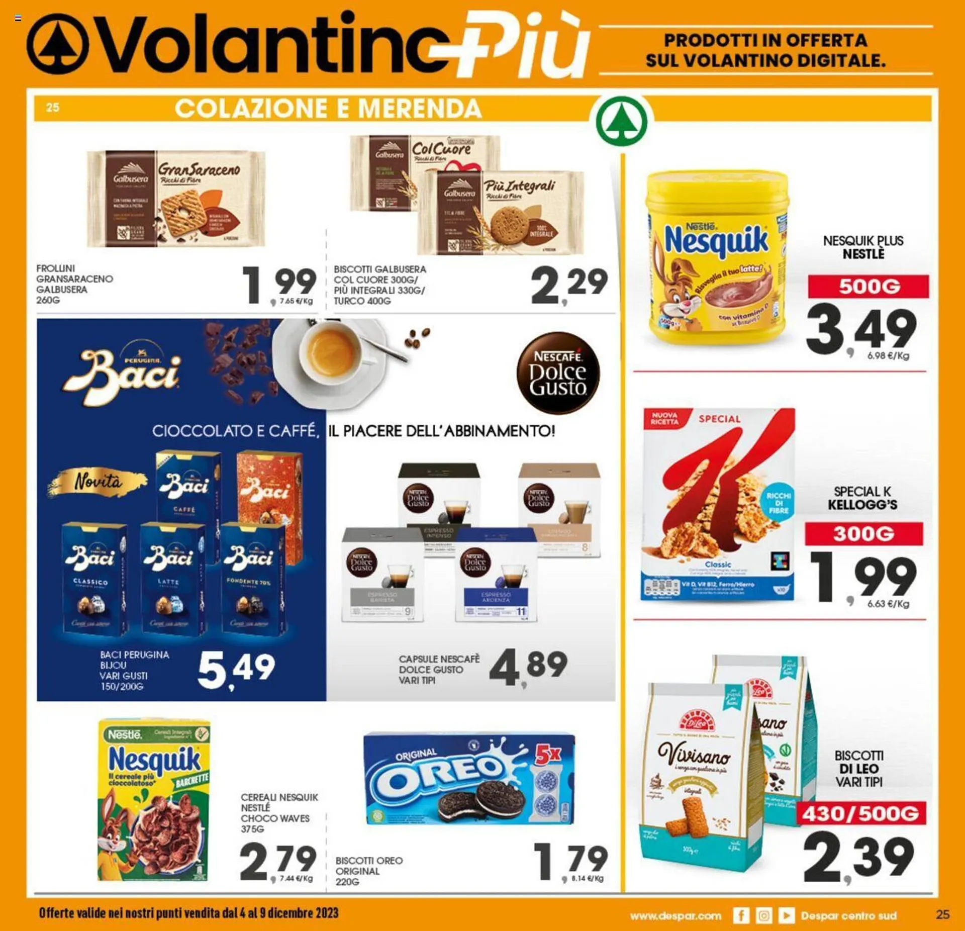 Volantino Eurospar da 4 dicembre a 9 dicembre di 2023 - Pagina del volantino 25