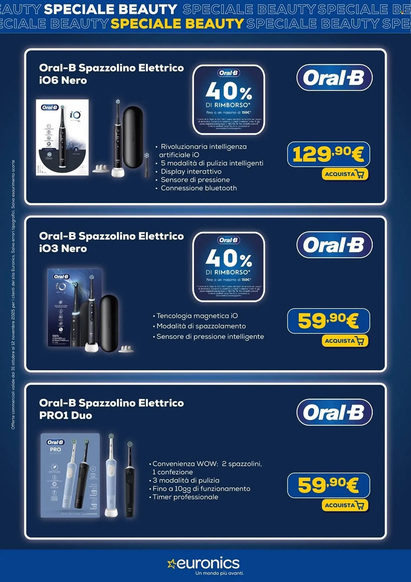 Volantino Euronics da 31 ottobre a 12 novembre di 2025 - Pagina del volantino 9