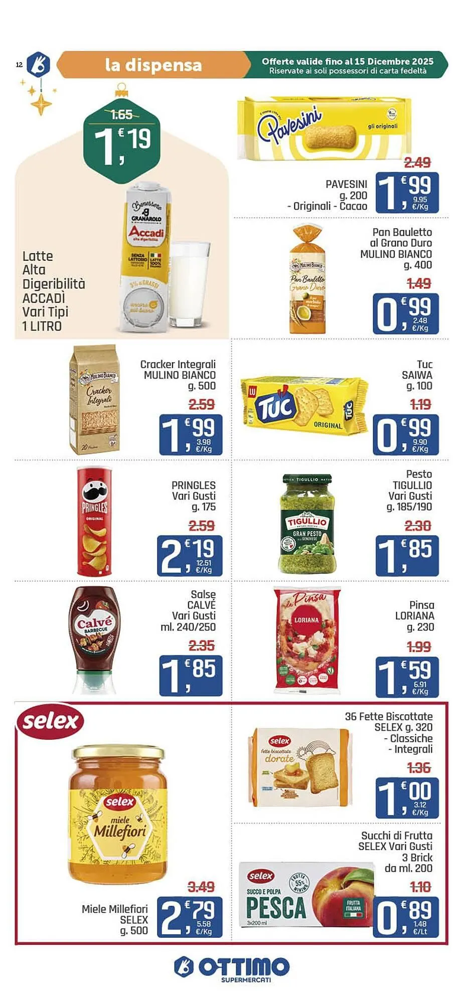 Volantino Ottimo Market da 3 dicembre a 15 dicembre di 2025 - Pagina del volantino 12