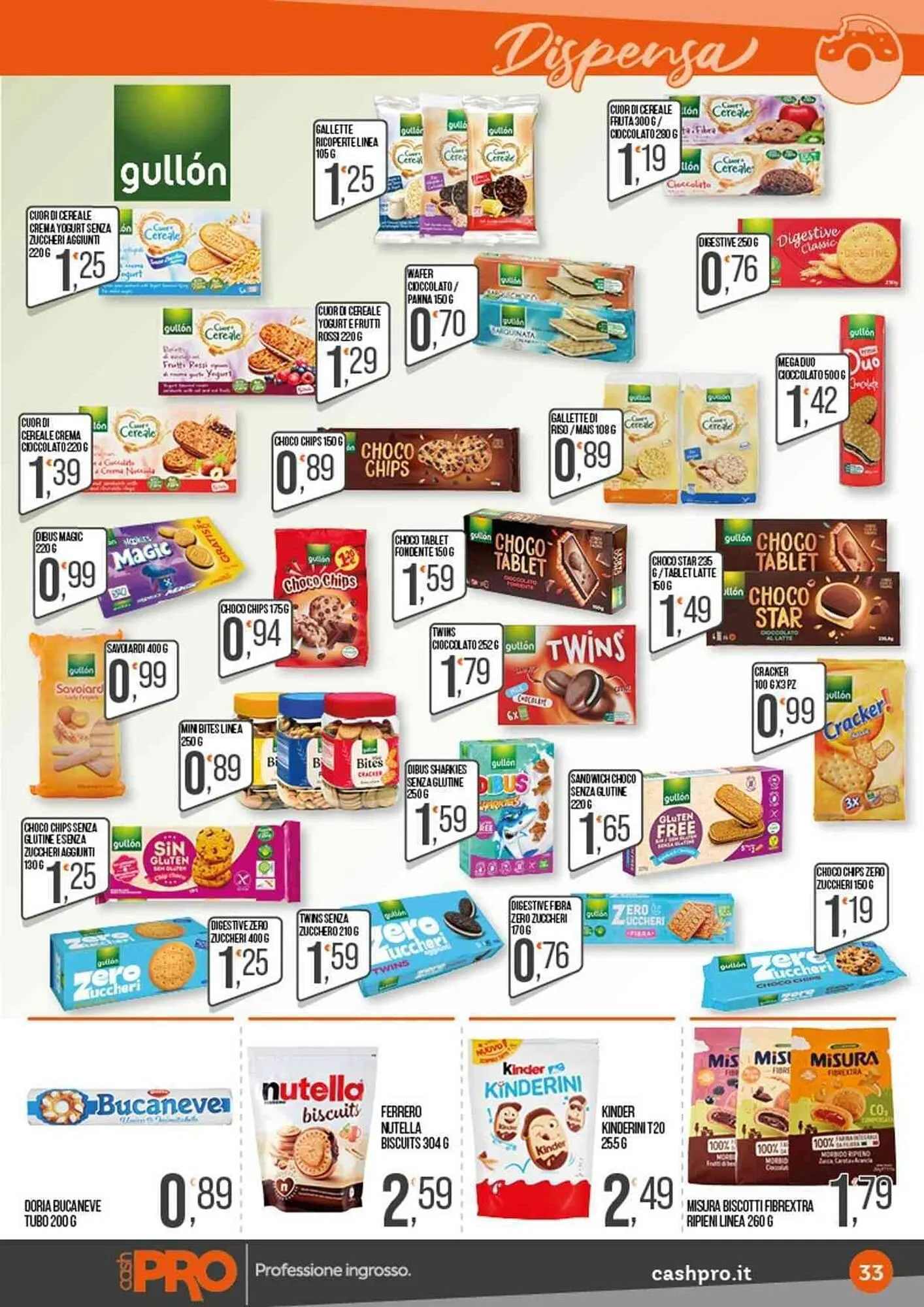 Volantino Cash pro da 26 maggio a 8 giugno di 2025 - Pagina del volantino 33