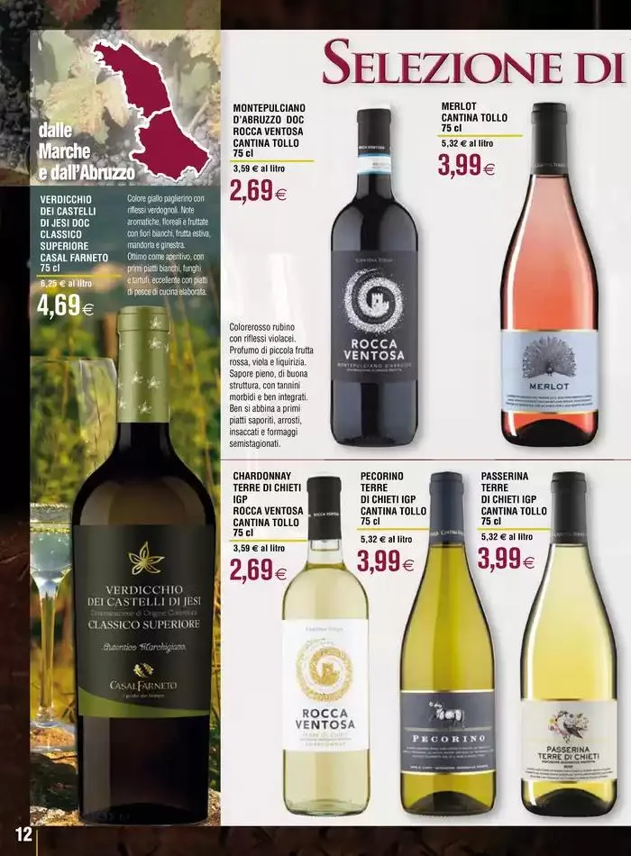 Selezione di vini italiani da 23 aprile a 21 maggio di 2025 - Pagina del volantino 12