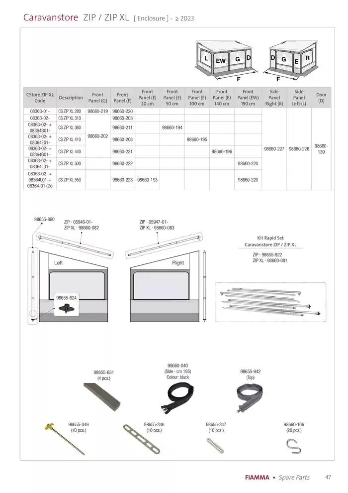 Spare parts catalogo 2025 da 14 gennaio a 31 dicembre di 2025 - Pagina del volantino 47
