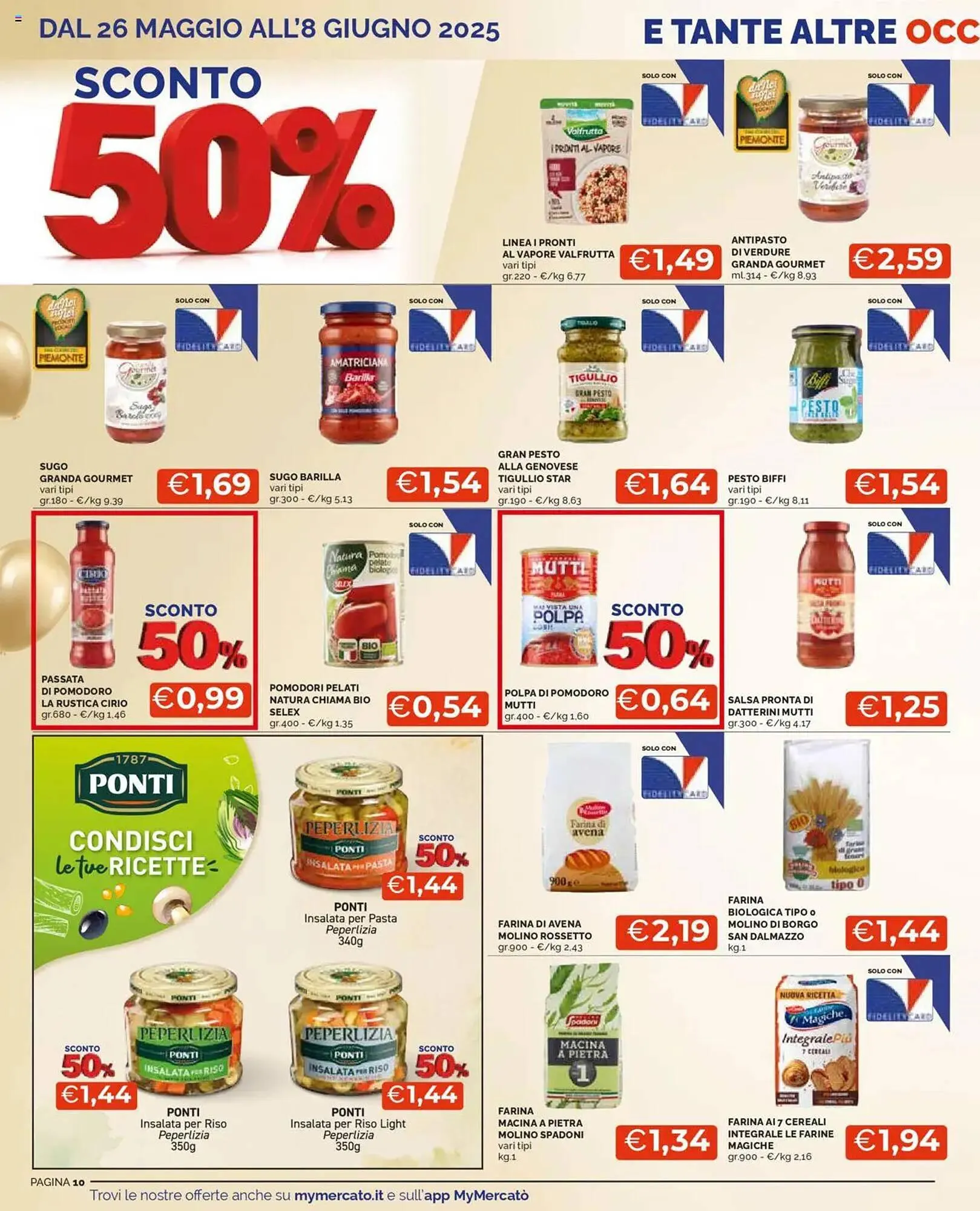 Volantino Mercatò da 26 maggio a 22 giugno di 2025 - Pagina del volantino 10
