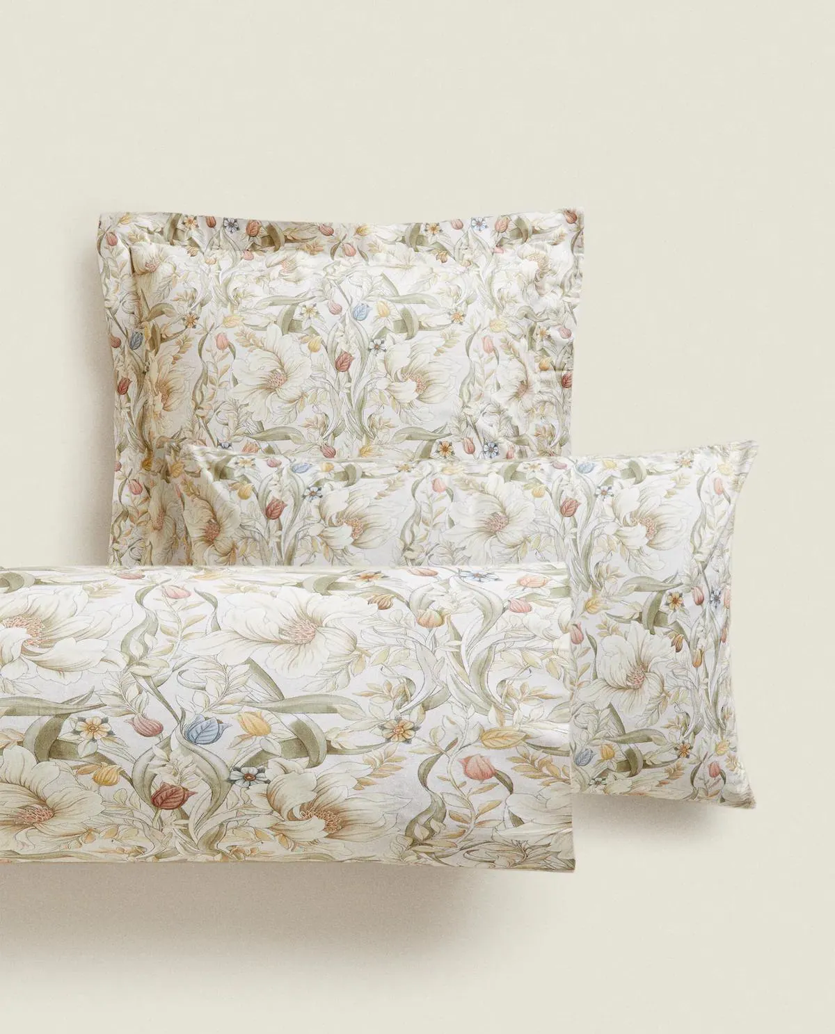 FEDERA DA GUANCIALE CON STAMPA A FIORI