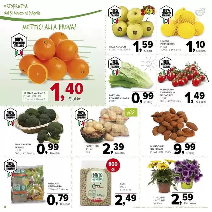 Aspettando pasqua da 31 marzo a 9 aprile di 2025 - Pagina del volantino 8