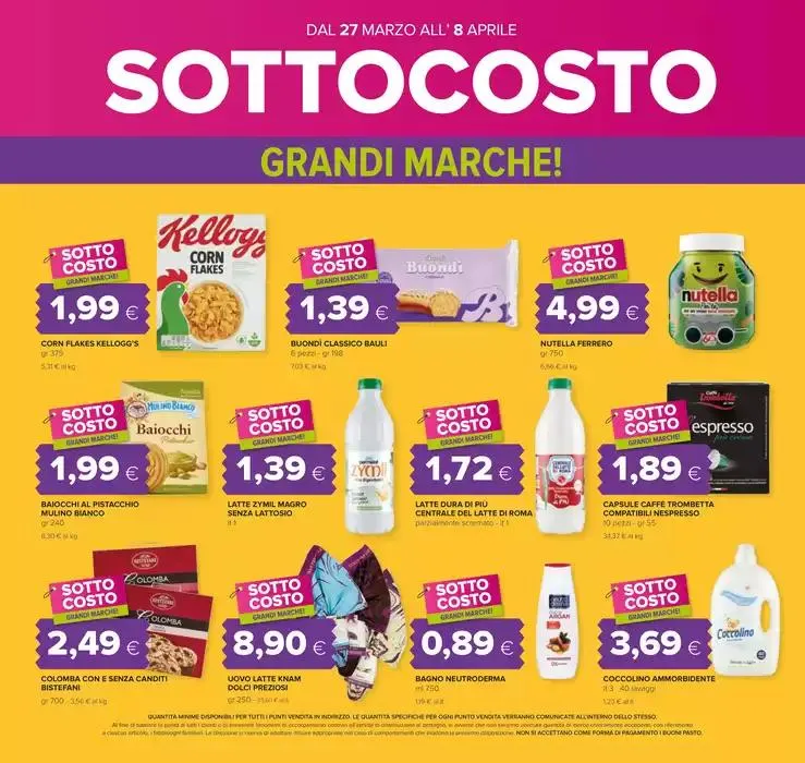 Sottocosto grandi marche da 27 marzo a 8 aprile di 2025 - Pagina del volantino 5
