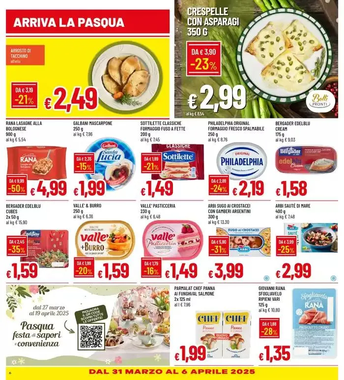 GALASSIA BUONO SPESA 20% + GRANDI MARCHE SC.FINO 50% da 26 marzo a 6 aprile di 2025 - Pagina del volantino 6